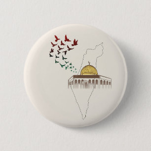 BADGE ROND 5 CM PALESTINE LIBRE