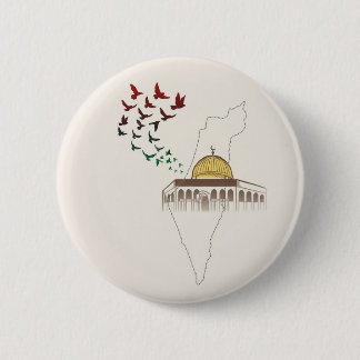 BADGE ROND 5 CM PALESTINE LIBRE