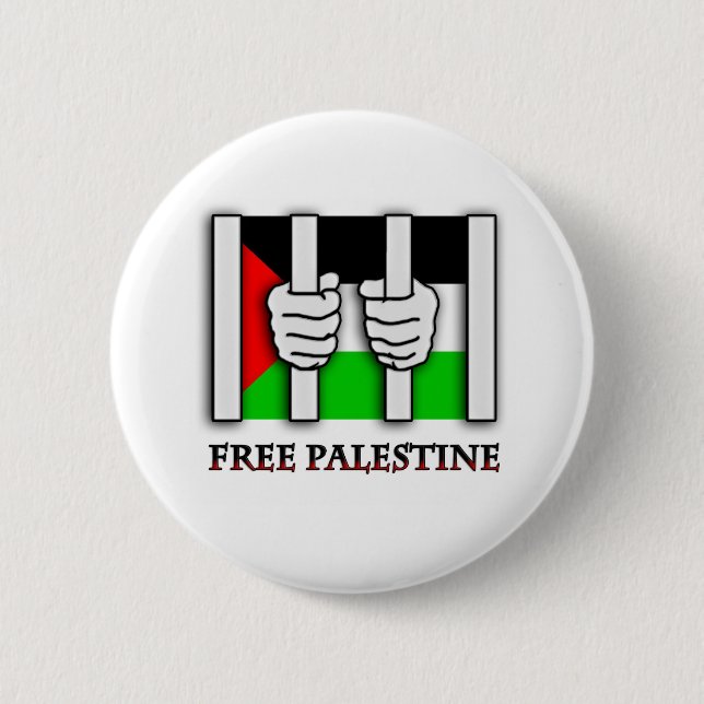 Badge Rond 5 Cm PalestinianBars (Devant)