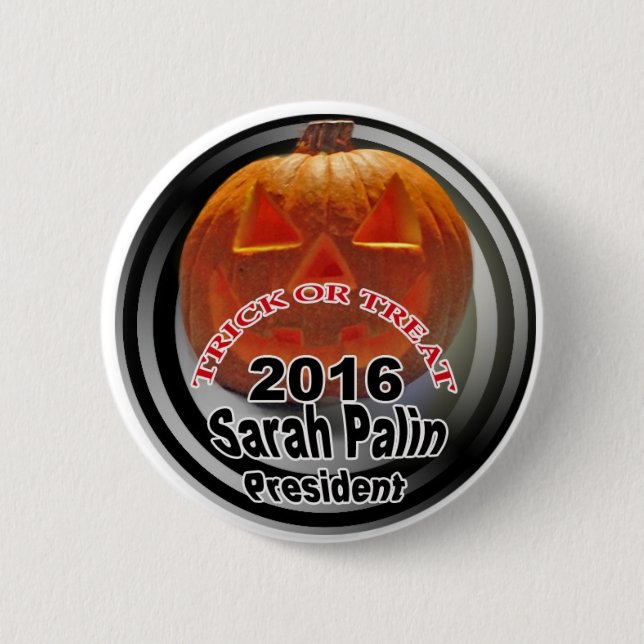 Badge Rond 5 Cm Palin2016Halloween (Devant)
