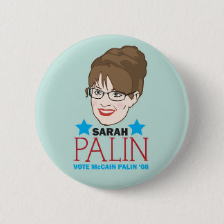Badge Rond 5 Cm Palin a illustré le bouton