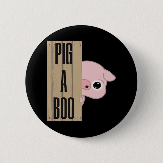 Badge Rond 5 Cm Palissandre de porc (Devant)