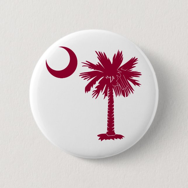 Badge Rond 5 Cm Palmetto de grenat (Devant)