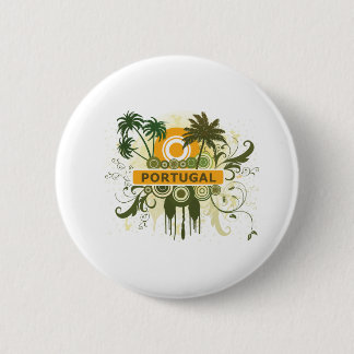 Badge Rond 5 Cm Palmier Portugal