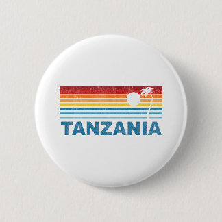 Badge Rond 5 Cm Palmier Tanzanie