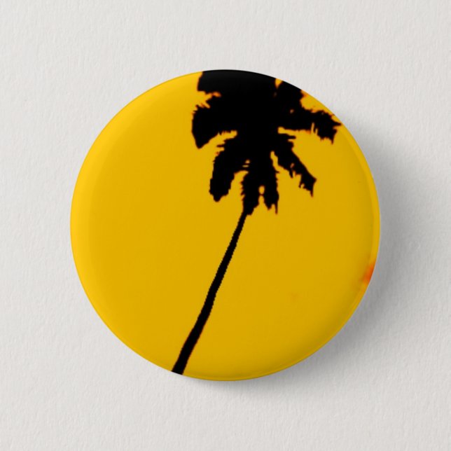 Badge Rond 5 Cm Palmier tropical (Devant)