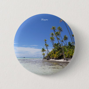 Badge Rond 5 Cm palmiers de Rangiroa