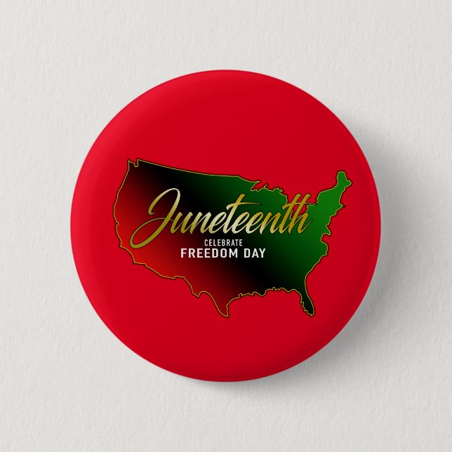 Badge Rond 5 Cm Pan African, Junetten Button (Devant)