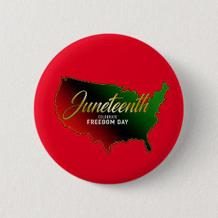 Badge Rond 5 Cm Pan African, Junetten Button