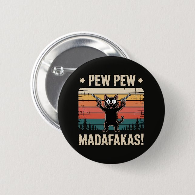 Badge Rond 5 Cm Pan Pan Salauds (Devant & derrière)