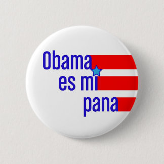 Badge Rond 5 Cm pana d'obama es MI - bouton