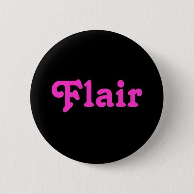 Badge Rond 5 Cm Panache (Devant)