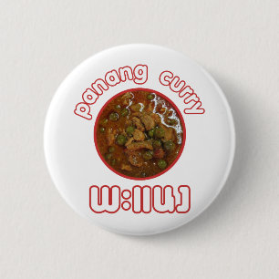Badge Rond 5 Cm Panang Thai Curry ... Thaïlande Street Food