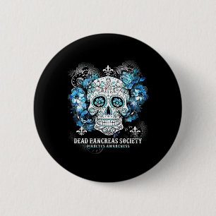 Badge Rond 5 Cm Pancréas Morts Société Sensibilisation au diabète 