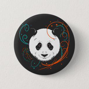 Badge Rond 5 Cm Panda