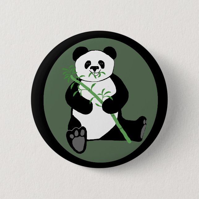 Badge Rond 5 Cm Panda (Devant)