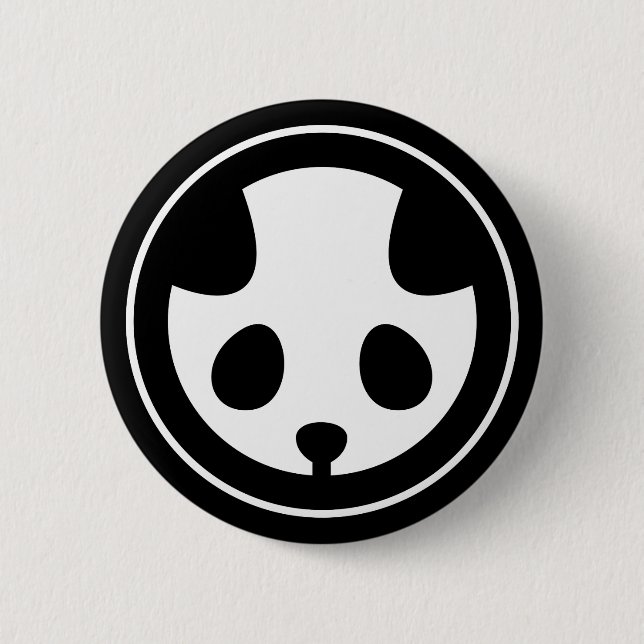 Badge Rond 5 Cm Panda (Devant)