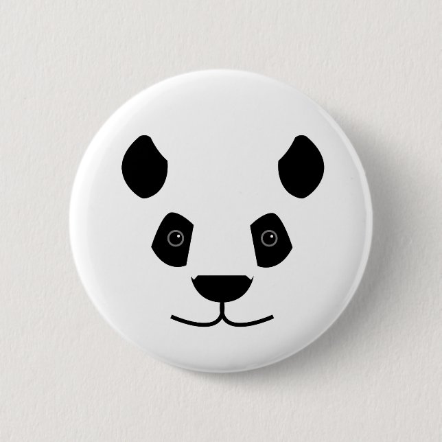 Badge Rond 5 Cm Panda (Devant)