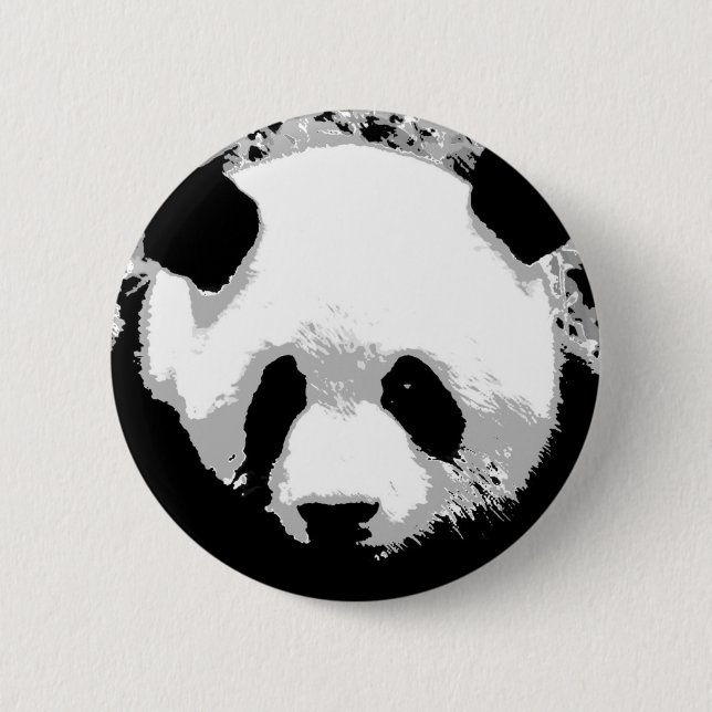 Badge Rond 5 Cm Panda (Devant)