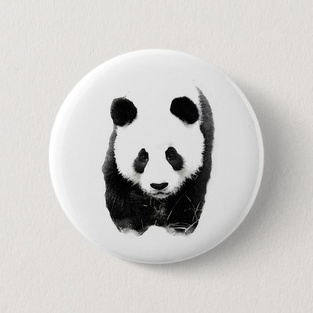 Badge Rond 5 Cm Panda (Devant)