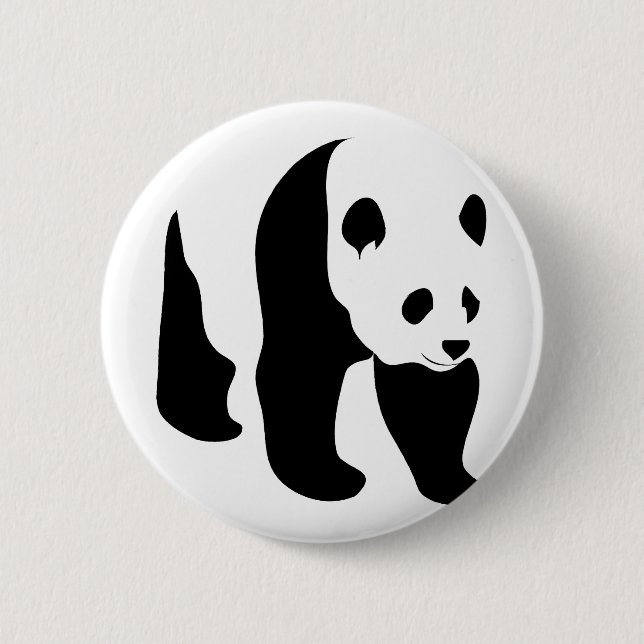 Badge Rond 5 Cm Panda ! ! Bouton (Devant)