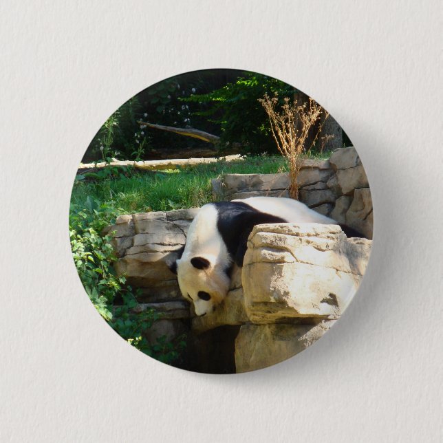 Badge Rond 5 Cm Panda chaud (Devant)