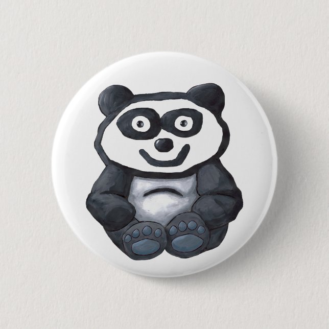 Badge Rond 5 Cm Panda d'Alan (Devant)