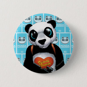 Badge Rond 5 Cm Panda du peloton   de suicide