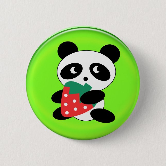 Badge Rond 5 Cm panda géant (Devant)