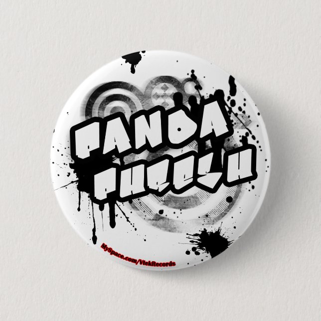 Badge Rond 5 Cm Panda Phresh (bouton) (Devant)