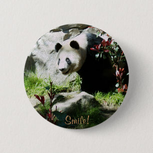 Badge Rond 5 Cm Panda Smile!