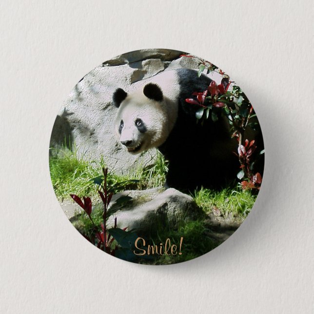 Badge Rond 5 Cm Panda Smile! (Devant)