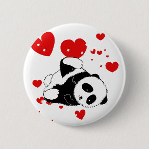 Badge Rond 5 Cm pandas "ours de panda" "bébé de panda bear" "kawai