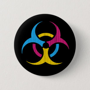 Badge Rond 5 Cm Pandémie ! Bouton