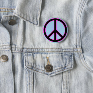 Badge Rond 5 Cm Panneau de paix
