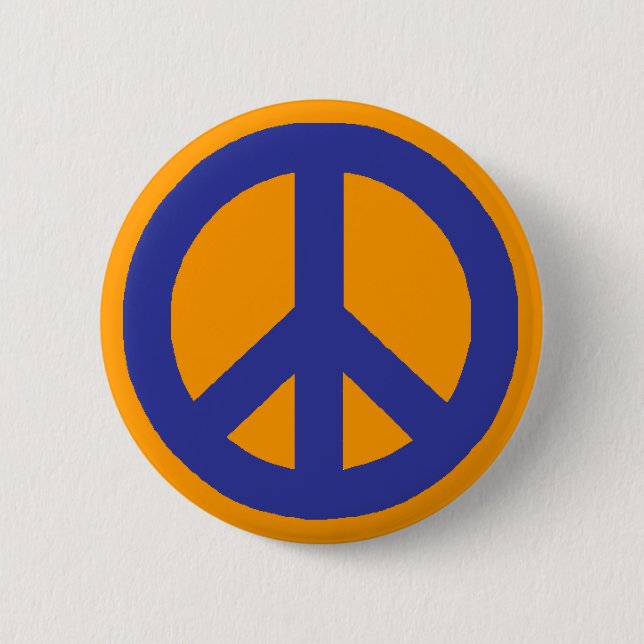 Badge Rond 5 Cm Panneau de paix (Devant)