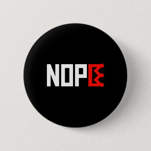 Badge Rond 5 Cm Panneau de protestation No Kings Horizontal