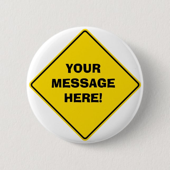 Badge Rond 5 Cm Panneau routier (Devant)