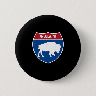 Badge Rond 5 Cm Panneau routier interétatique de l'autoroute Angol