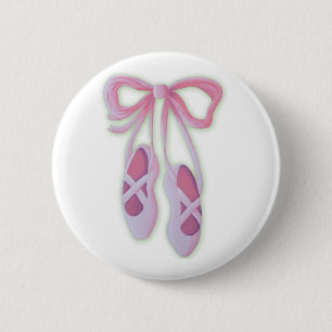 Badge Rond 5 Cm Pantoufles de ballet