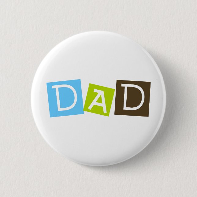 Badge Rond 5 Cm Papa (Devant)