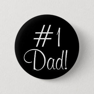 Badge Rond 5 Cm Papa #1 !