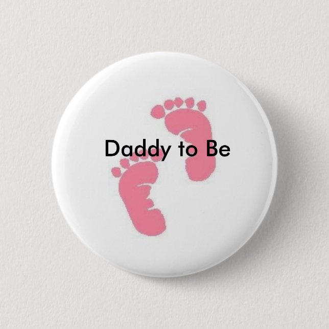 Badge Rond 5 Cm Papa à être (Devant)