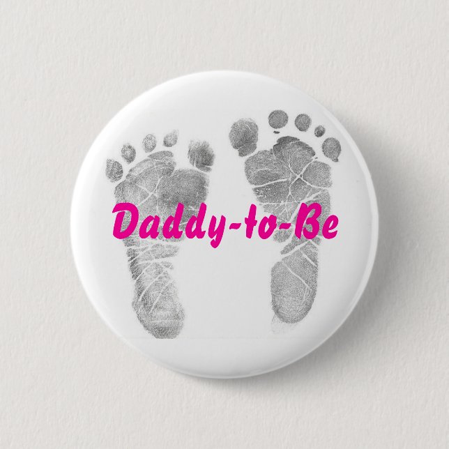 Badge Rond 5 Cm Papa-à-Soyez (Devant)