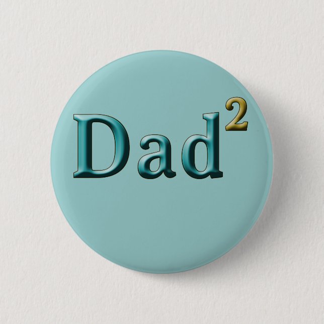 Badge Rond 5 Cm Papa aux cadeaux de fête des pères de deuxième (Devant)