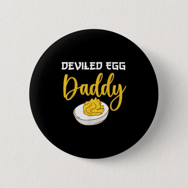 Badge Rond 5 Cm Papa aux oeufs décapités (Devant)