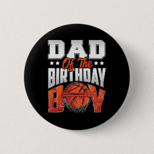 Badge Rond 5 Cm Papa Bysketbyll Anniversaire Garçon Famille Byller
