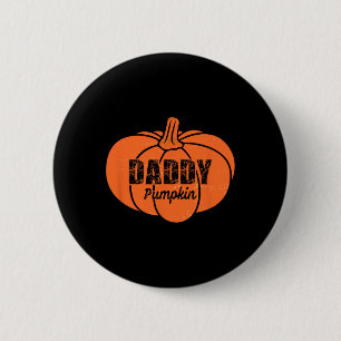 Badge Rond 5 Cm Papa Citrouille jumeler famille Halloween Thanksgi