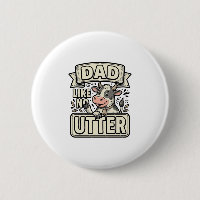 Papa comme pas de pis drôle vache vintage vecteur