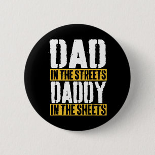 Badge Rond 5 Cm Papa Dans Les Rues Papa Dans Les Feuilles Père &#